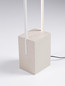 Preview: Nova Luce LED Stehleuchte Lithos 26W warmweiss 3000K Weiß Beton 161cm 9919104