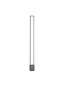 Preview: Nova Luce LED Stehleuchte Lithos 26W warmweiss 3000K Schwarz Anthrazit Beton 161cm 9919105