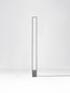Preview: Nova Luce LED Stehleuchte Lithos 26W warmweiss 3000K Schwarz Anthrazit Beton 161cm 9919105