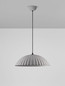 Preview: Nova Luce Pendelleuchte Ammos E27 Grau Beton Ø50cm 9919115