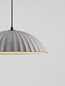 Preview: Nova Luce Pendelleuchte Ammos E27 Grau Beton Ø50cm 9919115