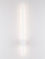 Preview: Nova Luce LED Außen-Wandleuchte Ridge 12W warmweiss 3000K IP65 salzwasserfest Weiß Aluminium 65x8cm 9923405