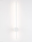 Preview: Nova Luce LED Außen-Wandleuchte Ridge 12W warmweiss 3000K IP65 salzwasserfest Weiß Aluminium 65x8cm 9923405
