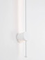 Preview: Nova Luce LED Außen-Wandleuchte Ridge 12W warmweiss 3000K IP65 salzwasserfest Weiß Aluminium 65x8cm 9923405