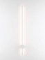 Preview: Nova Luce LED Außen-Wandleuchte Ridge 19W warmweiss 3000K IP65 salzwasserfest Weiß Aluminium 97x8cm 9923407