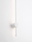 Preview: Nova Luce LED Außen-Wandleuchte Ridge 19W warmweiss 3000K IP65 salzwasserfest Weiß Aluminium 97x8cm 9923407