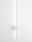 Preview: Nova Luce LED Außen-Wandleuchte Ridge 19W warmweiss 3000K IP65 salzwasserfest Weiß Aluminium 97x8cm 9923407