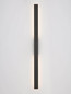 Preview: Nova Luce LED Außen-Wandleuchte Aneth 20W warmweiss 3000K IP65 salzwasserfest Schwarz Aluminium 104x5cm 9923410