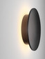 Preview: Nova Luce LED Außen-Wandleuchte Copper 16W warmweiss 3000K IP65 salzwasserfest Schwarz Aluminium Ø30cm 9923418