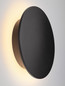 Preview: Nova Luce LED Außen-Wandleuchte Copper 16W warmweiss 3000K IP65 salzwasserfest Schwarz Aluminium Ø30cm 9923418