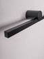 Preview: Nova Luce LED Außen-Wandleuchte Breggo 12W warmweiss 3000K IP54 Schwarz Aluminium 61x10cm 9923420