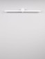 Preview: Nova Luce LED Außen-Wandleuchte Breggo 17W warmweiss 3000K IP54 Weiß Aluminium 81x10cm 9923421