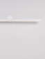 Preview: Nova Luce LED Außen-Wandleuchte Breggo 17W warmweiss 3000K IP54 Weiß Aluminium 81x10cm 9923421