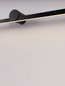 Preview: Nova Luce LED Außen-Wandleuchte Breggo 17W warmweiss 3000K IP54 Schwarz Aluminium 81x10cm 9923422