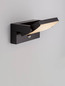 Preview: Nova Luce LED Solar-Wandleuchte Gerber schwenkbar 20W warmweiss 3000K Bewegungsmelder IP54 salzwasserfest Schwarz Aluminium 21x16,5cm 9923423