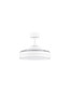 Preview: Nova Luce LED Deckenventilator Nevma 36W CCT warm-/neutral-/tageslichtweiss 3000/4000/6500K Weiß Metall Ø107cm 9952378