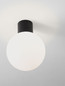 Preview: Nova Luce Außen-Deckenleuchte Spix E27 IP54 Anthrazit Aluminium Ø20cm 9971453