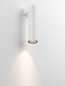 Preview: Nova Luce LED Außen-Wandleuchte Lusy 5W warmweiss 3000K IP65 salzwasserfest Weiß Aluminium Ø5cm 9971458