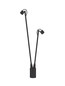 Preview: Nova Luce LED Wegeleuchte Sento schwenkbar 6W warmweiss 3000K IP65 salzwasserfest Anthrazit Aluminium 70cm 9971465