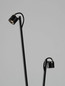 Preview: Nova Luce LED Wegeleuchte Sento schwenkbar 6W warmweiss 3000K IP65 salzwasserfest Anthrazit Aluminium 70cm 9971465