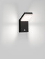 Preview: Nova Luce LED Außen-Wandleuchte Farge 12W warmweiss 3000K Bewegungsmelder IP65 salzwasserfest Schwarz Aluminium 22x16,5cm 9971476