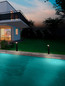 Preview: Nova Luce LED Wegeleuchte Farge 12W warmweiss 3000K IP65 salzwasserfest Anthrazit Aluminium 76cm 9971478