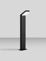 Preview: Nova Luce LED Wegeleuchte Farge 12W warmweiss 3000K IP65 salzwasserfest Anthrazit Aluminium 76cm 9971478