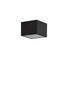 Preview: Nova Luce LED Außen-Deckenleuchte Jax 17W warmweiss 3000K IP54 salzwasserfest Anthrazit Aluminium 11x11cm 9971479