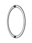 Preview: Nova Luce LED Wandleuchte Lyb 32W warmweiss 3000K Schwarz Aluminium Ø50cm 9980577