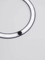 Preview: Nova Luce LED Wandleuchte Lyb 27W warmweiss 3000K Schwarz Aluminium Ø40cm 9980578