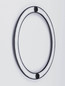 Preview: Nova Luce LED Wandleuchte Lyb 27W warmweiss 3000K Schwarz Aluminium Ø40cm 9980579