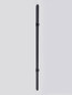Preview: Nova Luce LED Wandleuchte Lyb 19W warmweiss 3000K Schwarz Aluminium 85x4cm 9980581