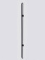Preview: Nova Luce LED Wandleuchte Lyb 19W warmweiss 3000K Schwarz Aluminium 85x4cm 9980581