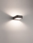Preview: Nova Luce ACQUA LED Wandleuchte Grau 5W IP54 Warmweiss 12x18x5cm 713312