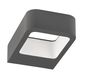 Preview: Nova Luce ACQUA LED Wandleuchte Grau 5W IP54 Warmweiss 12x18x5cm 713312