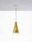 Preview: Nova Luce LIVTAR Pendelleuchte E27 Gold 120x23cm dimmbar 9009230