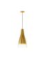 Preview: Nova Luce LIVTAR Pendelleuchte E27 Gold 120x23cm dimmbar 9009230