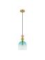 Preview: Nova Luce MURANO Pendelleuchte E14 Gold 184,5x16cm dimmbar 9009233