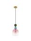 Preview: Nova Luce MURANO Pendelleuchte E14 Gold 185,5x15,7cm dimmbar 9009234
