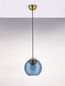 Preview: Nova Luce MIDORI Pendelleuchte E27 Gold Blau 182,5x24cm dimmbar 9009240