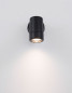 Preview: Nova Luce LIMBIO Wandleuchte GU10 Schwarz 7W IP54 6x8,5x12cm dimmbar 9010602