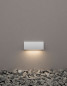 Preview: Nova Luce LIV LED Wandleuchte Weiß 3,5W IP54 Warmweiss 13x3x5,5cm 9018061