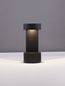 Preview: Nova Luce TALA LED Sockelleuchte Schwarz 9W IP54 Warmweiss 9x9x19,5cm 9026121