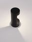 Preview: Nova Luce TALA LED Sockelleuchte Schwarz 9W IP54 Warmweiss 9x9x19,5cm 9026121