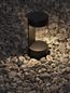 Preview: Nova Luce TALA LED Sockelleuchte Schwarz 9W IP54 Warmweiss 9x9x19,5cm 9026121