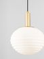Preview: Nova Luce ALLEN Pendelleuchte E27 Gold 120x32cm dimmbar 9028843