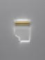 Preview: Nova Luce AGOS LED Wandleuchte Gold 6W Warmweiss 20x7,4x28,5cm 9054454