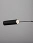 Preview: Nova Luce VOICE LED Stehlampe Schwarz 12W Warmweiss 192x12x20-250cm 9061429