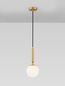 Preview: Nova Luce MONET Pendelleuchte E27 Gold 185x15cm dimmbar 9080124