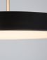 Preview: Nova Luce VETRO LED Pendelleuchte Schwarz 35W Warmweiss 120x50cm 910622